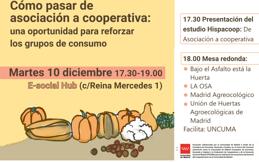 Jornada «Cómo pasar de asociación a cooperativa»